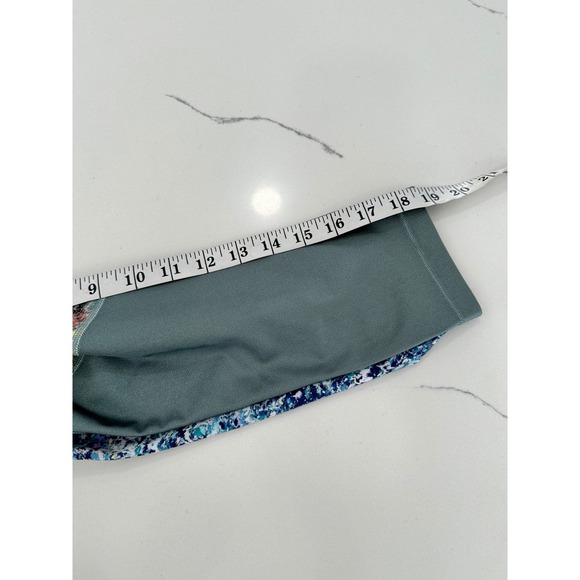 Athleta Girl Simone Biles Activewear Leggings Kids Size 10 12 Abstract Print - Picture 5 of 5